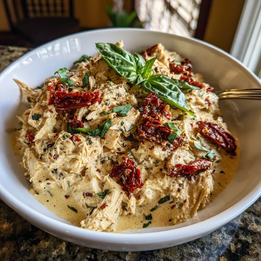 Slow Cooker Tuscan Chicken