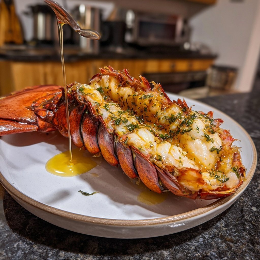Lobster Tail with Herb Butter