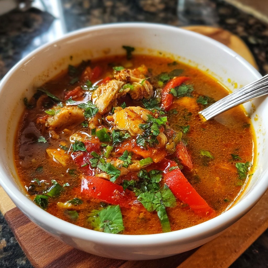 Spicy Chicken Soup