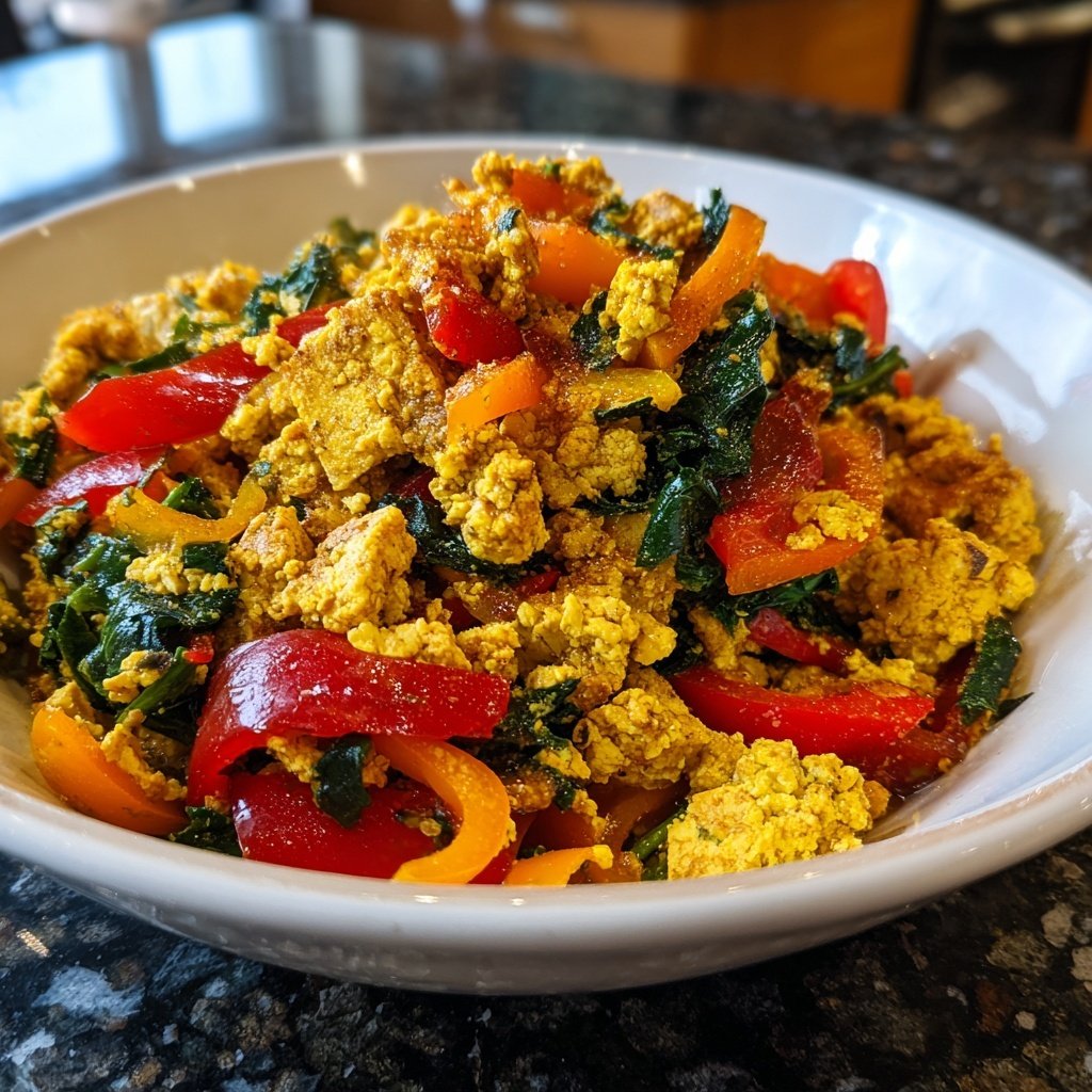 Tofu Veggie Scramble