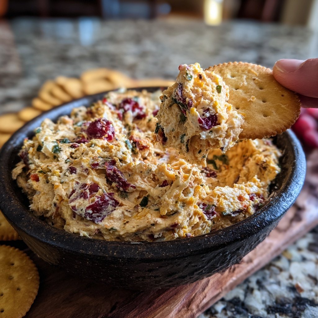 Cranberry Jalapeño Cream Cheese Dip