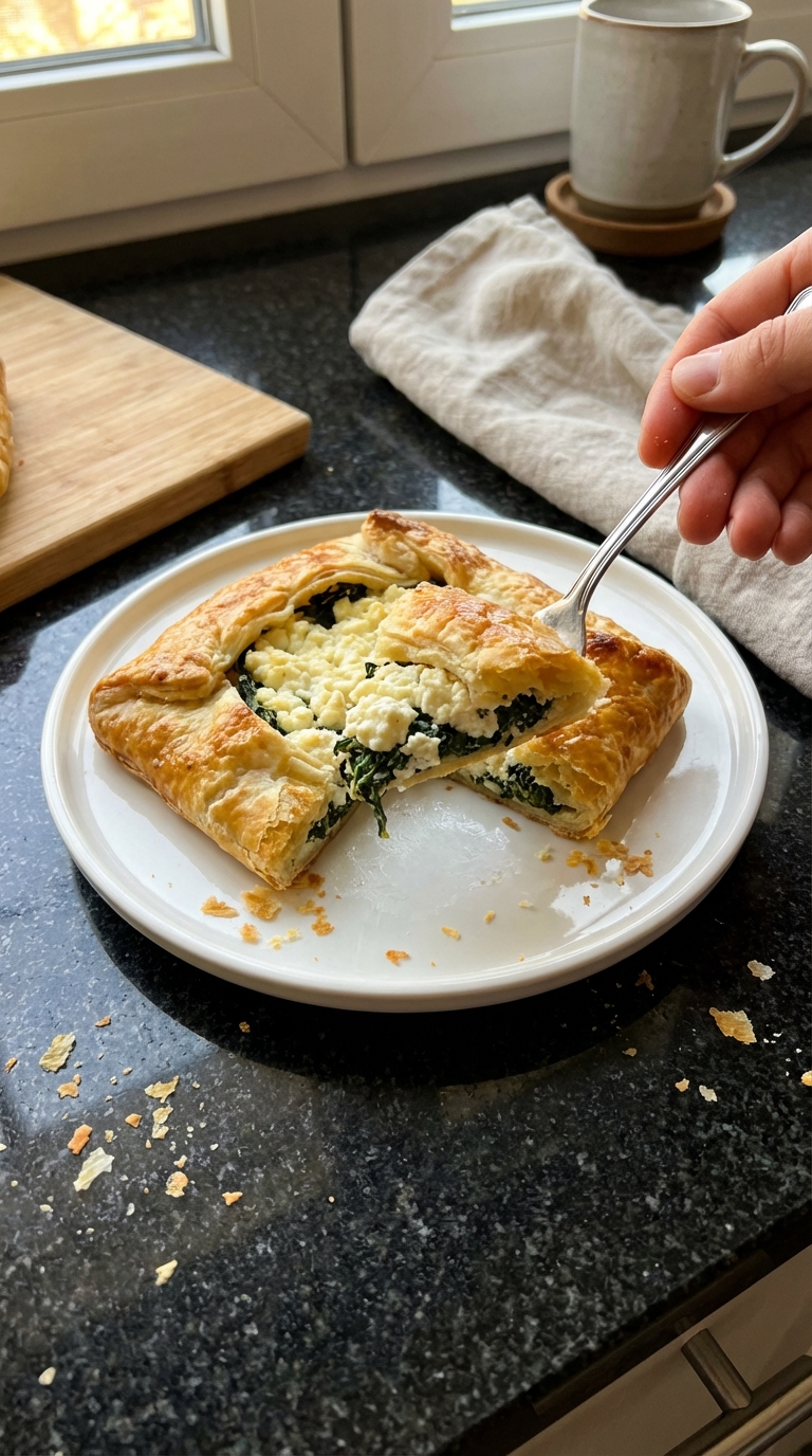 Cottage Cheese & Spinach Pastry
