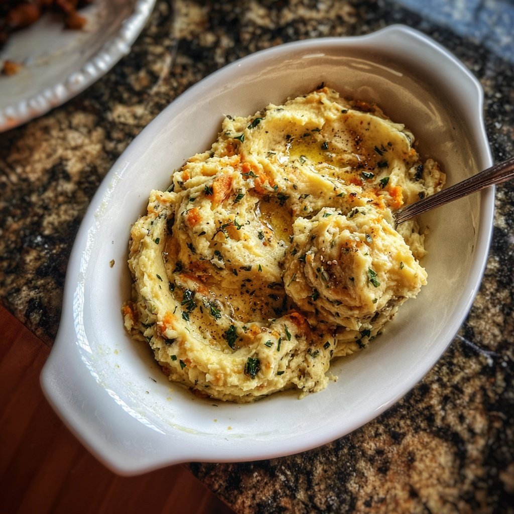 Ground Turkey and Sweet Potato Mash