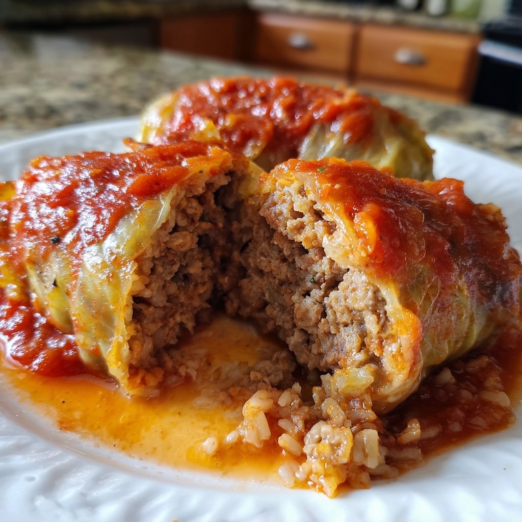 Savory Stuffed Cabbage Rolls