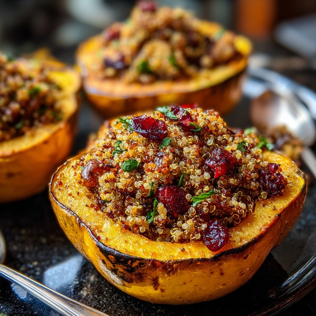Stuffed Acorn Squash Delight