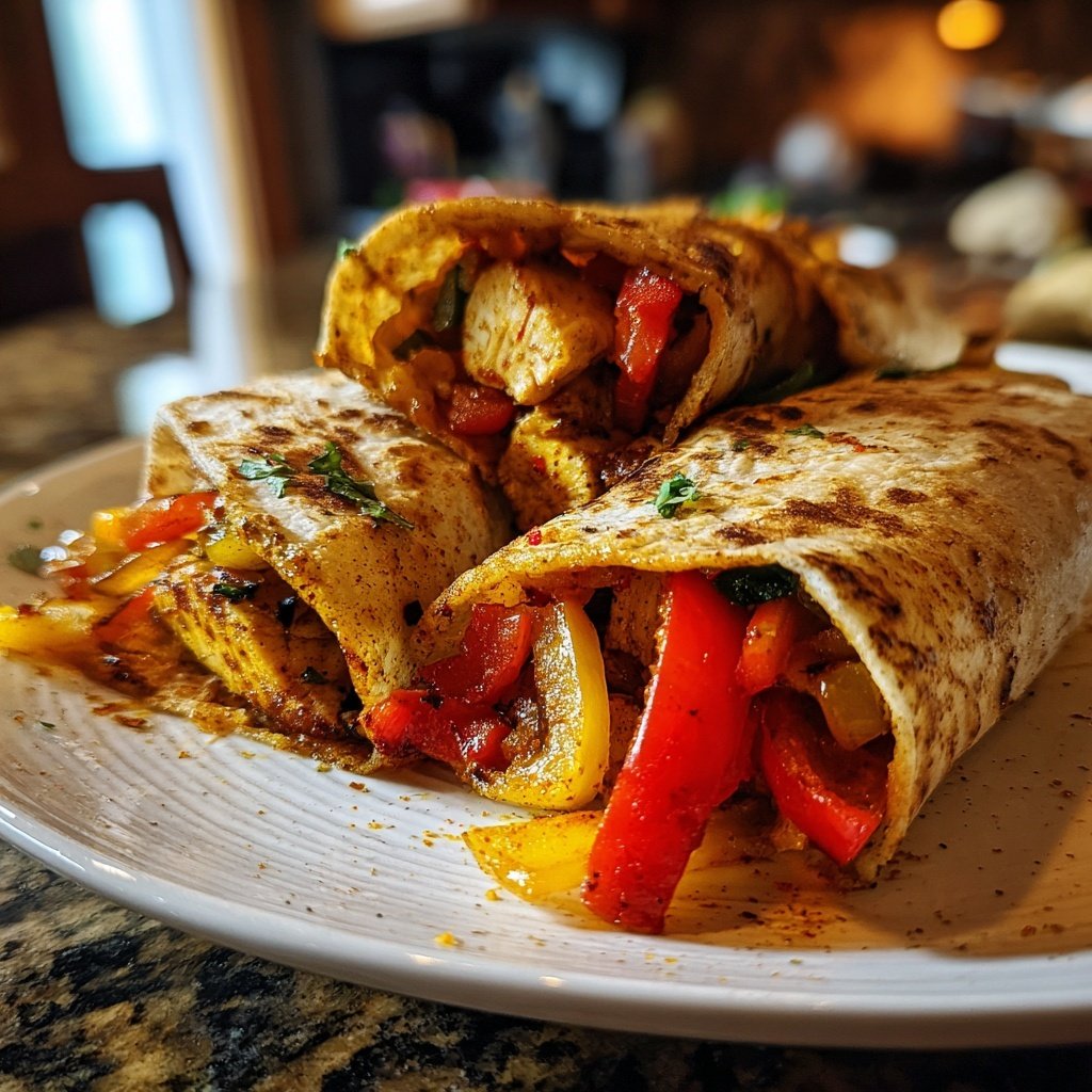 Chicken Fajitas with Peppers