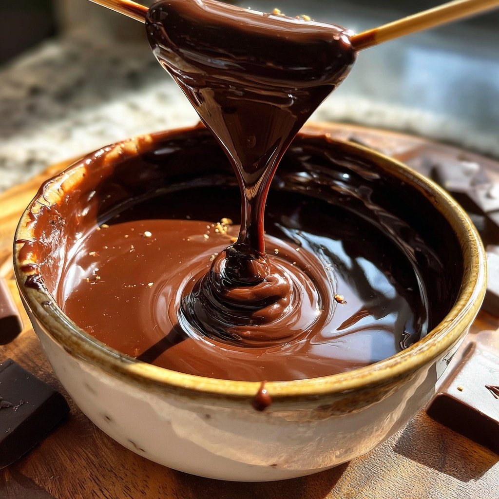 Chocolate Maple Almond Fondue