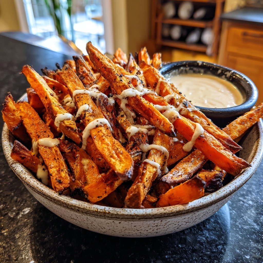 Sweet Potato Fries with Aioli