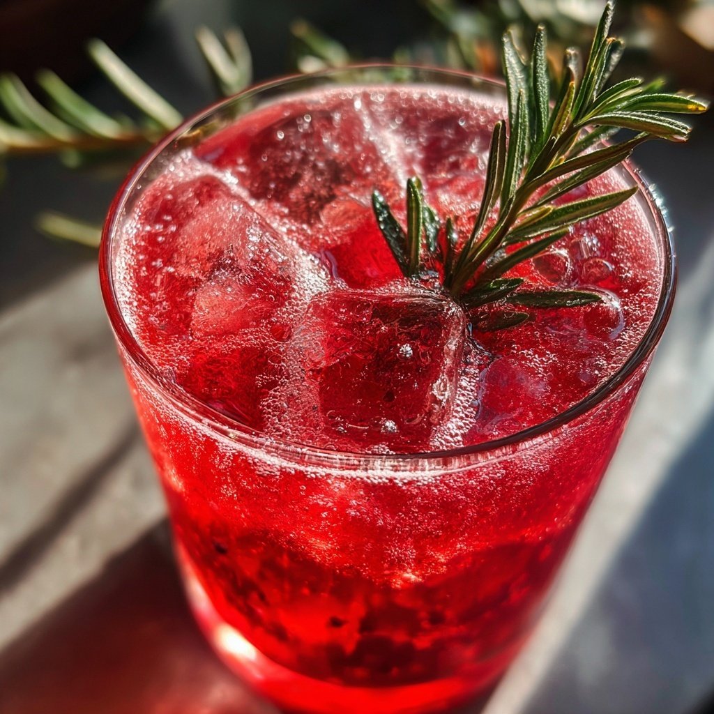 Thanksgiving Cranberry Spritzer