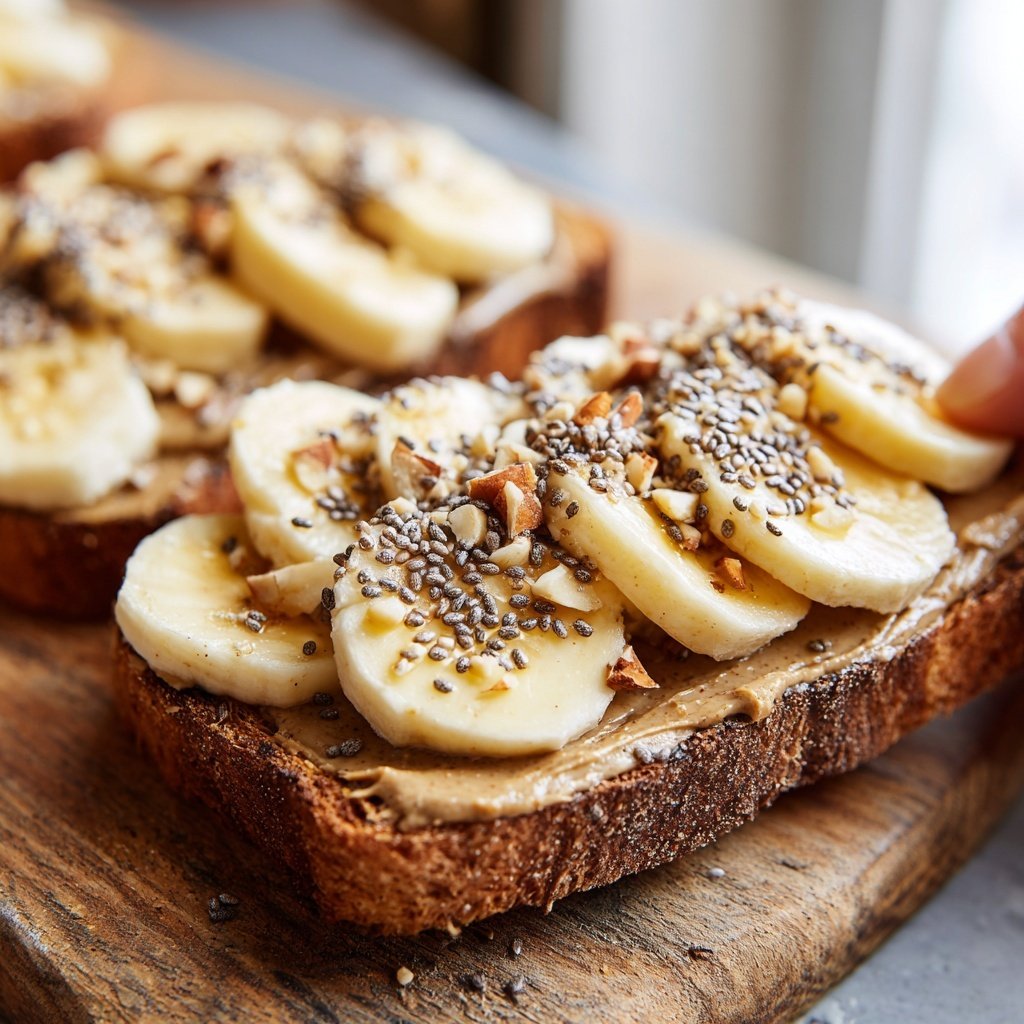 Banana Almond Butter Toast