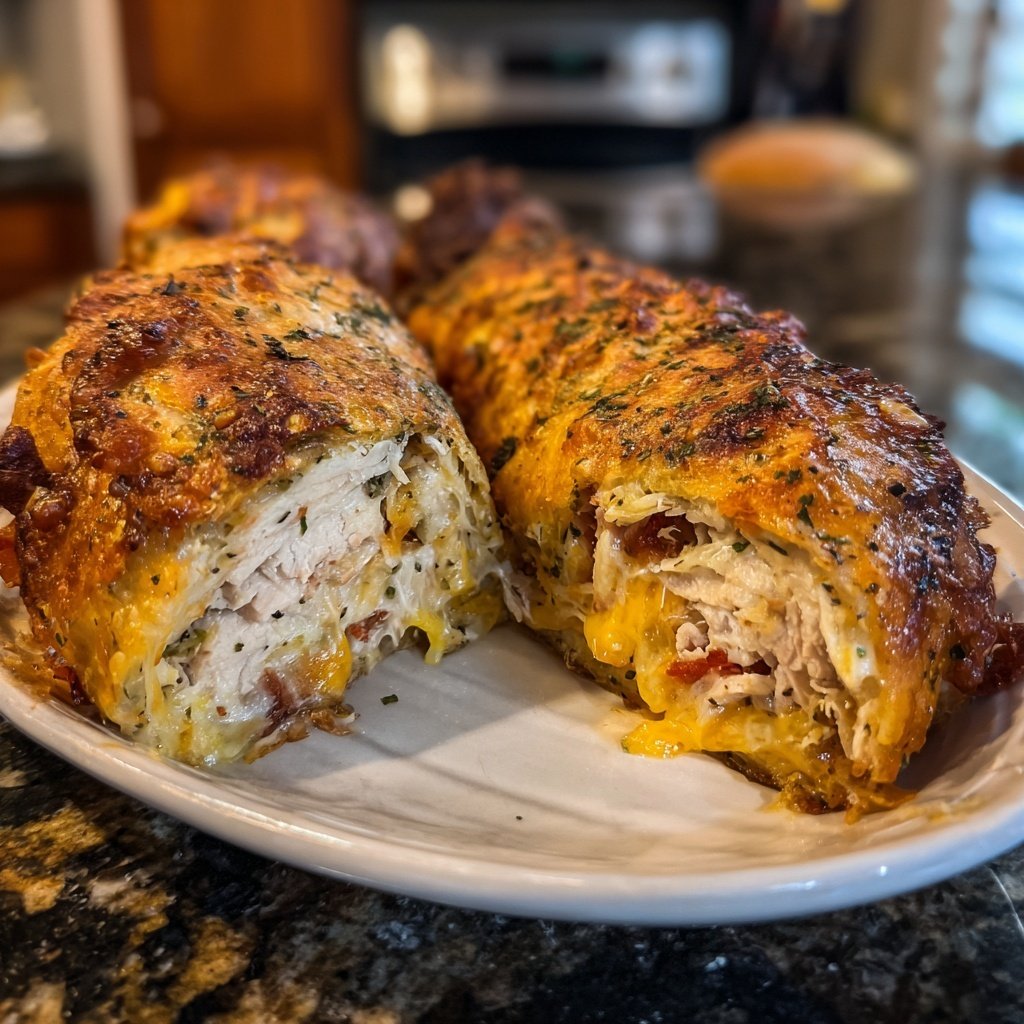 Turkey And Cheese Roll-Ups