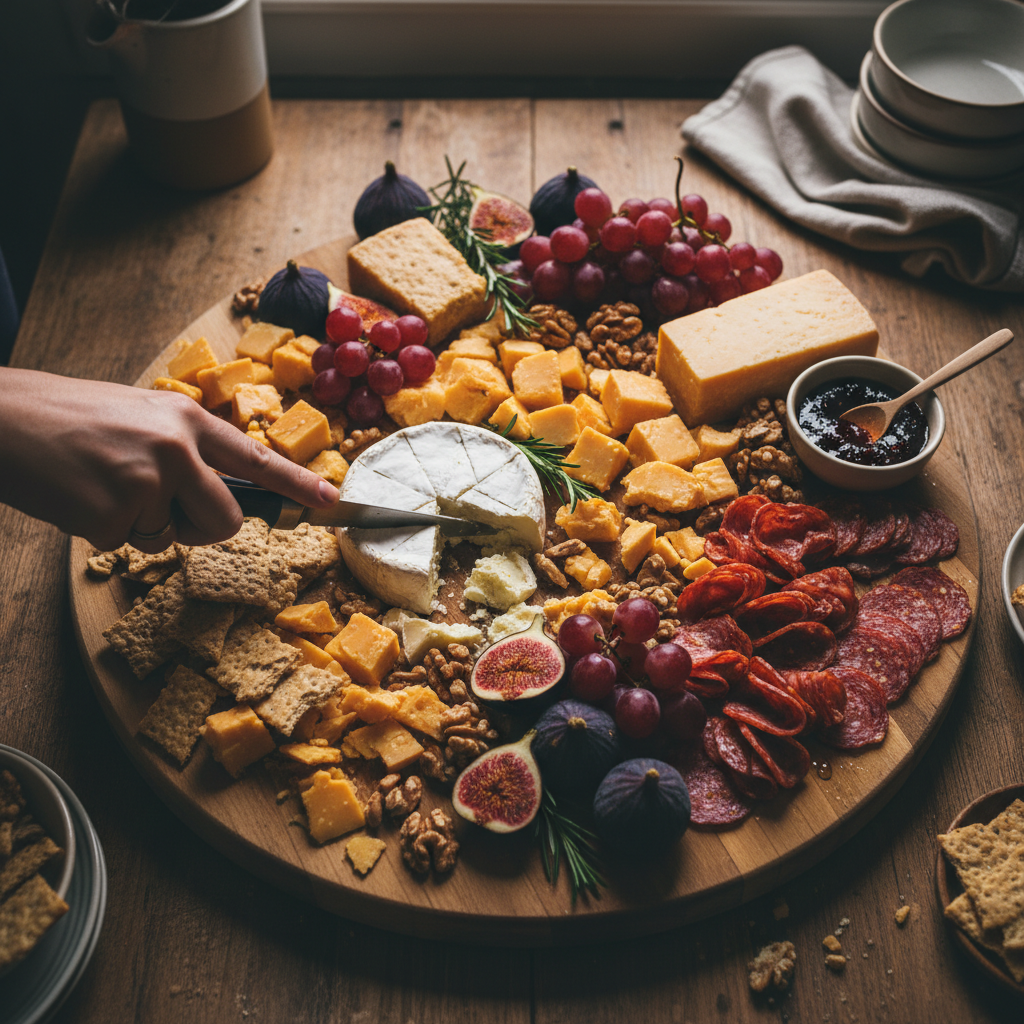 Artisan Cheese and Meat Board