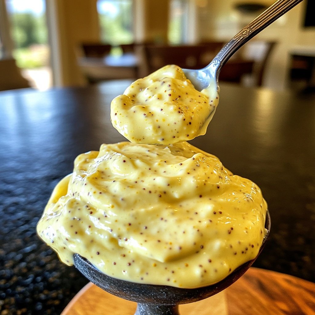 Mustard Seed Crunchy Homemade Mayonnaise