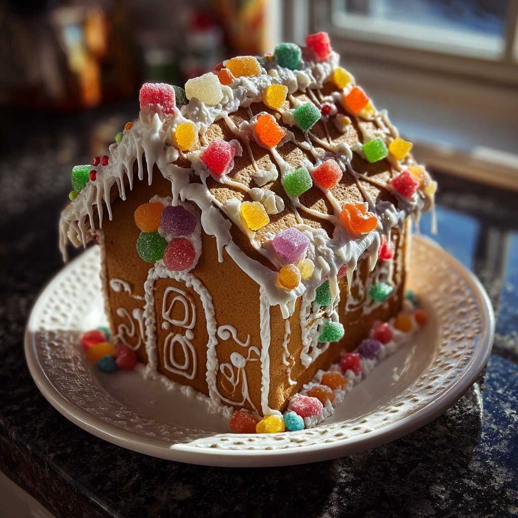 Gingerbread House with Royal Icing