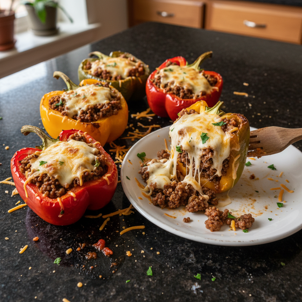 Stuffed Bell Peppers for Lovers