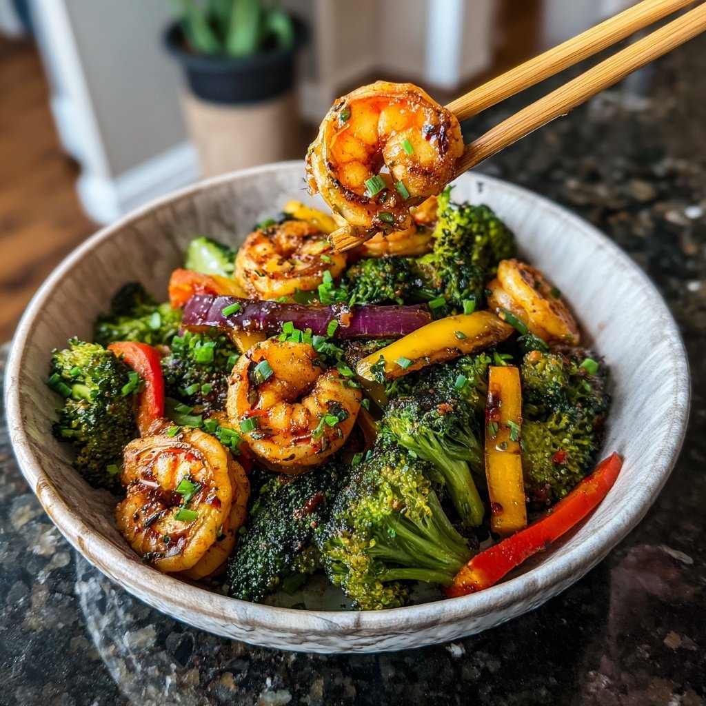 Shrimp Broccoli Stir Fry