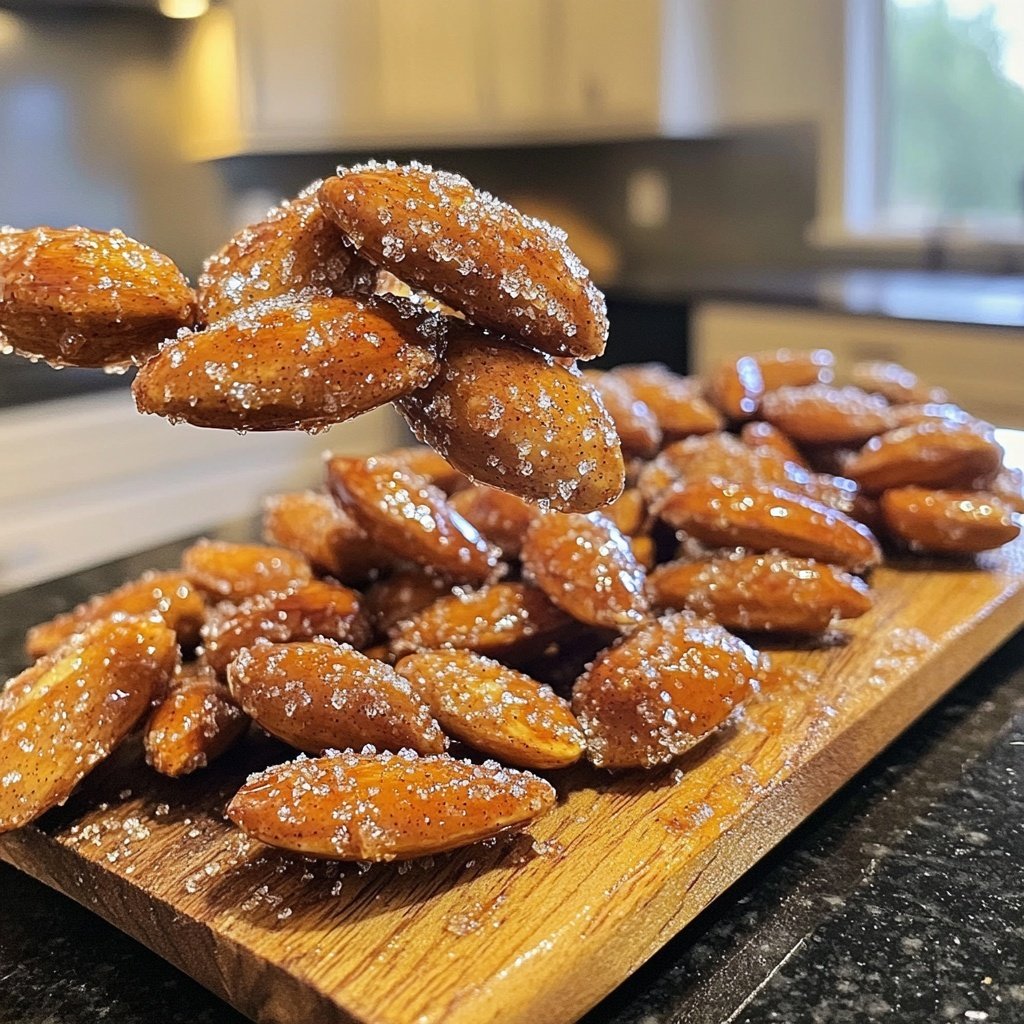 Caramelized Cinnamon Sugar Almonds