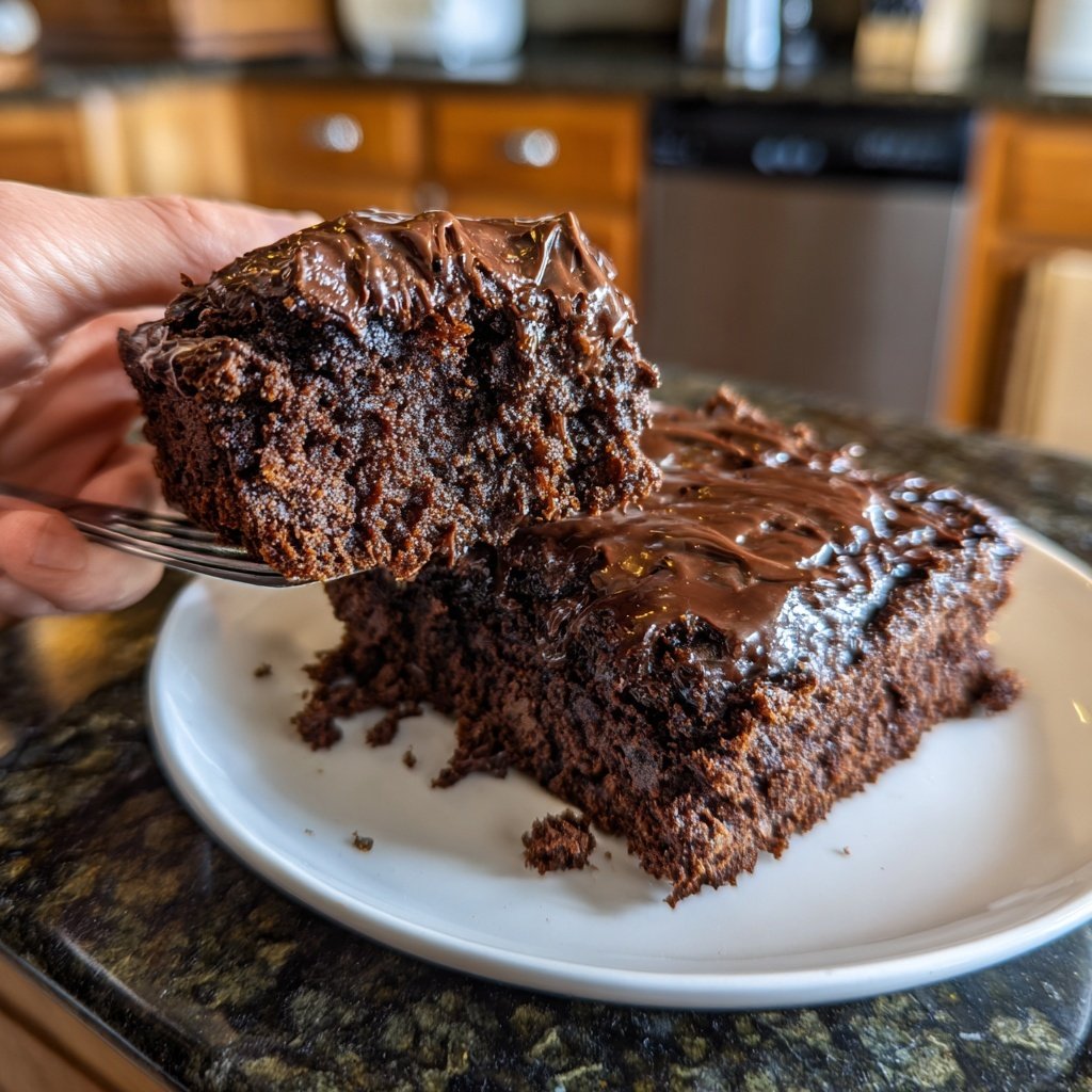 Chocolate Zucchini Snack Cake