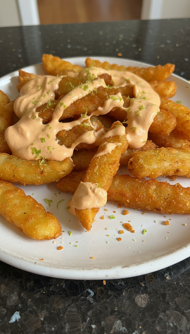 Sriracha Lime Aioli Fries