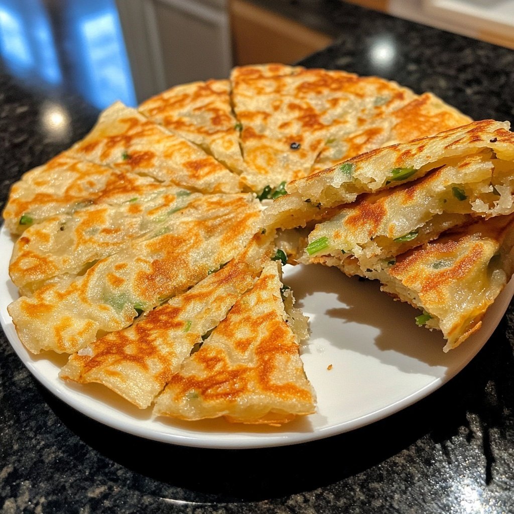 Crispy Chinese Scallion Pancakes