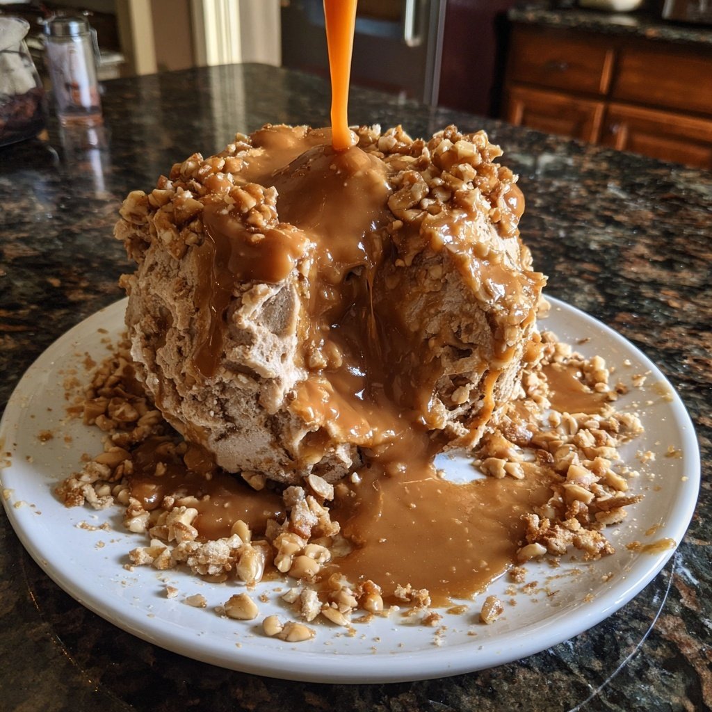 Nutty Caramel Fondue Explosion