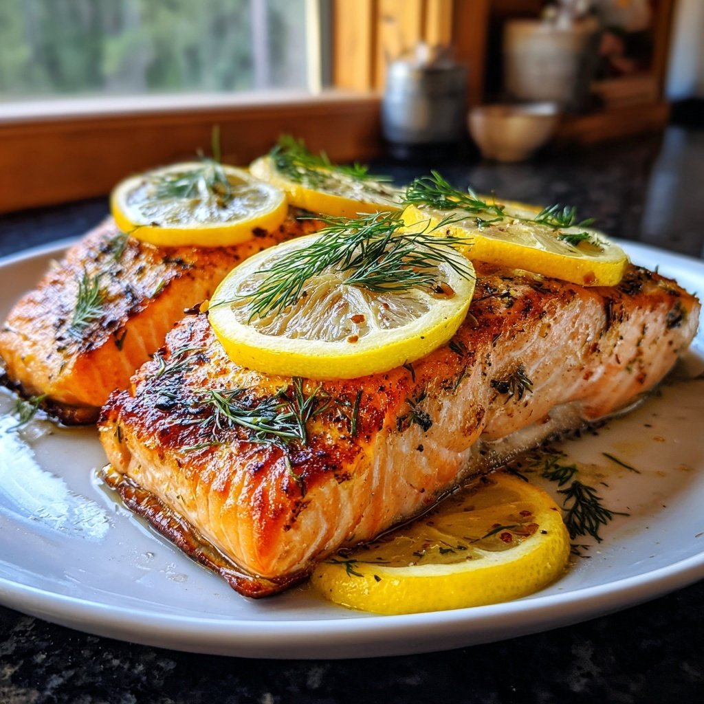 Speedy Salmon with Lemon Dill