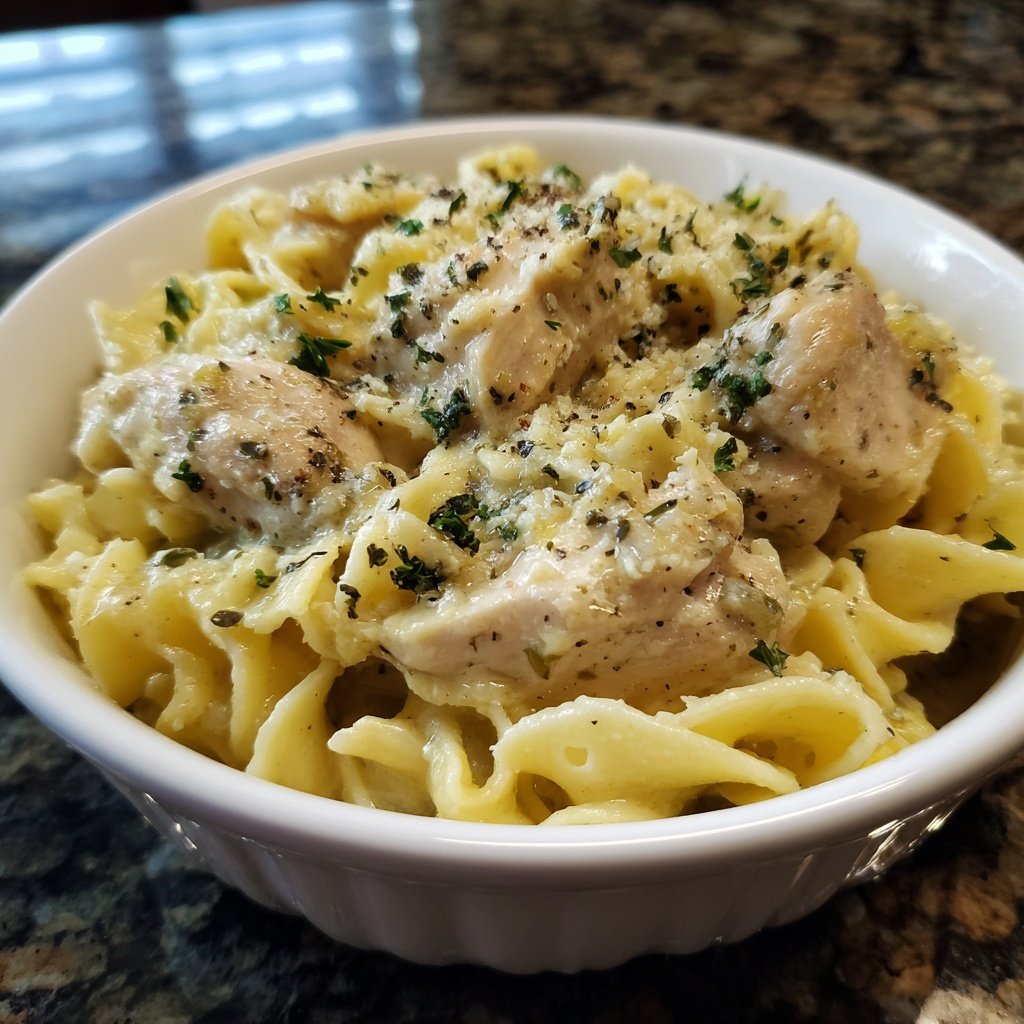 Slow Cooker Chicken and Noodles