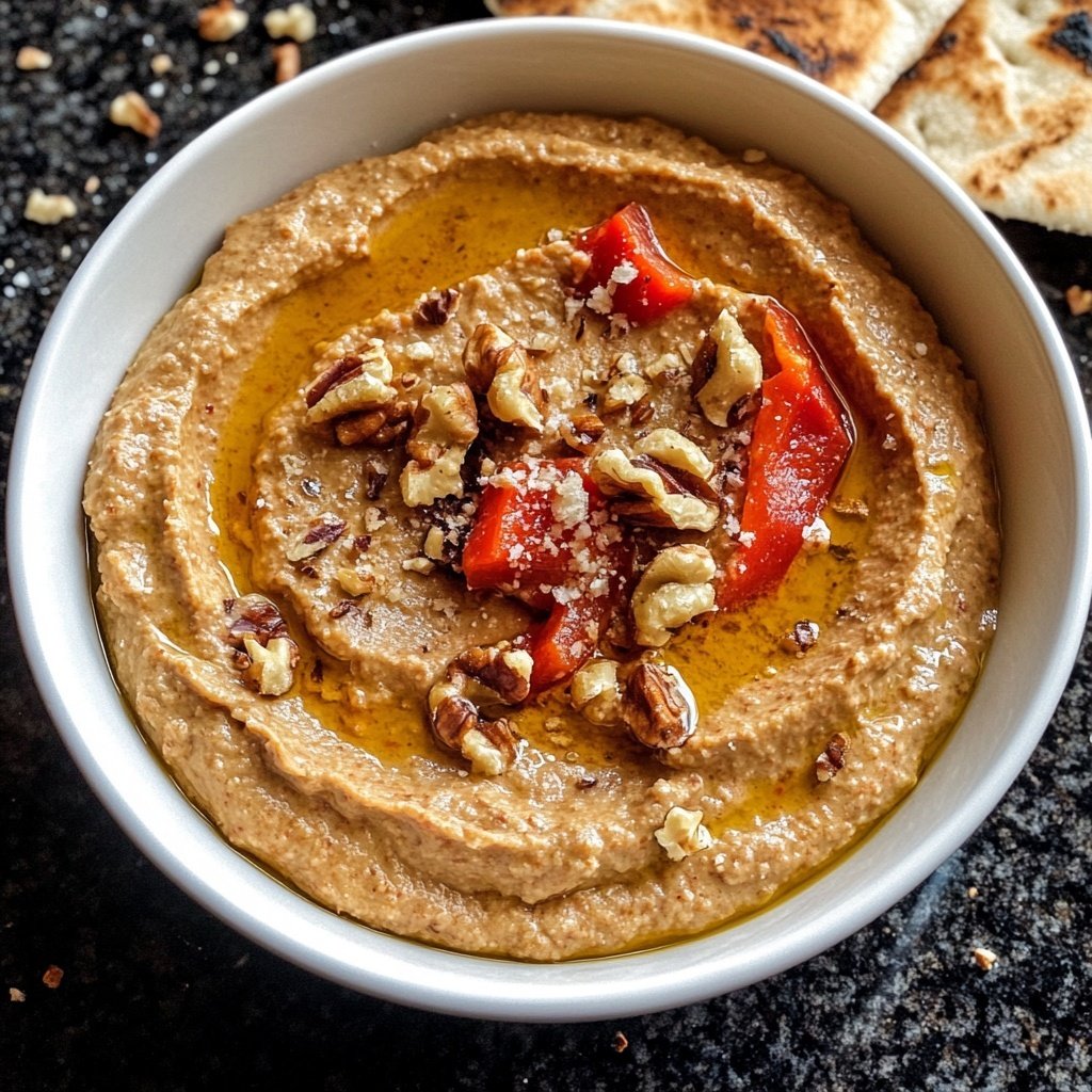Muhammara Roasted Pepper Dip