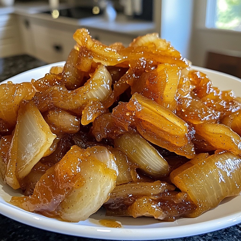Apple Cider Caramelized Onions