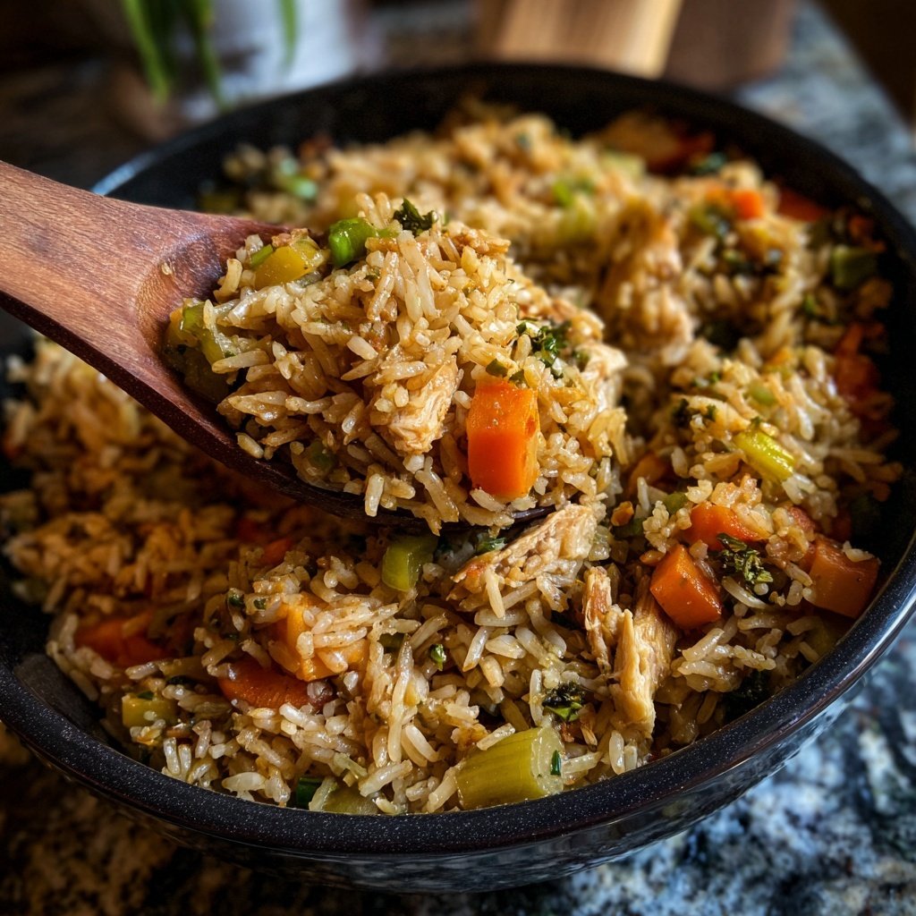 One-Pot Chicken Rice Vegetables